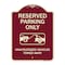 Signmission Designer Series-Resident Parking Unauthorized Vehicles Towed Away With Gr, 24" x 18", BU-1824-9897 A-DES-BU-1824-9897 - alternate 1